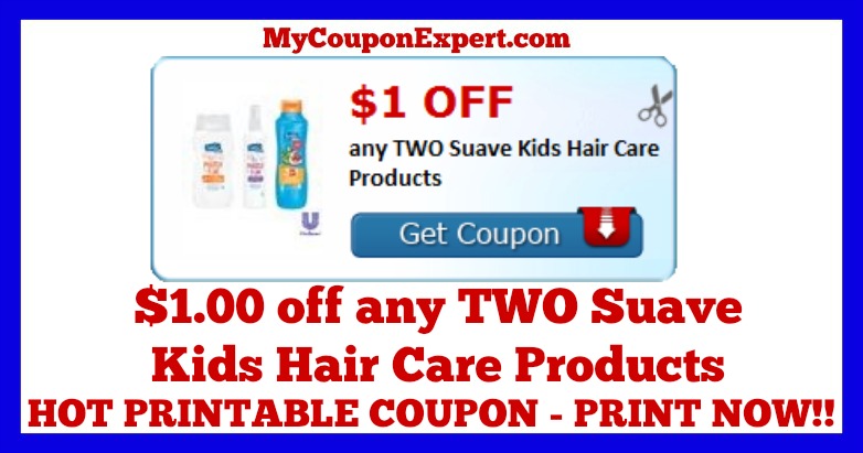 Check This Coupon Out Print NOW $1 00 off any TWO Suave Kids Hair