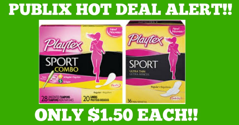 Publix Hot Deal Alert! Playtex Products Only $1.50 Until 3/9