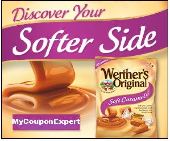 PRINT THIS COUPON!!!  Get Werthers Candy for $.50 per bag!!!  Great for Easter!