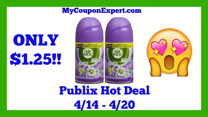 Publix Hot Deal Alert! Air Wick Products Only $1.25 Until 4/20