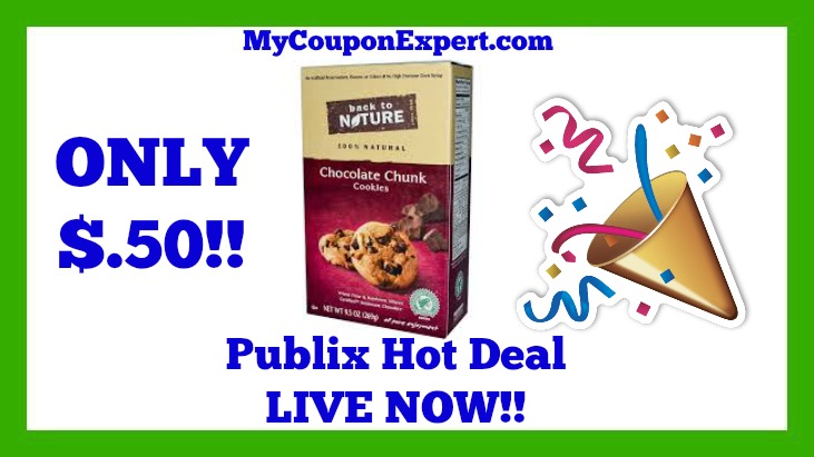 Publix Hot Deal Alert! Back to Nature Cookies or Crackers Only $.50 – LIVE NOW!!