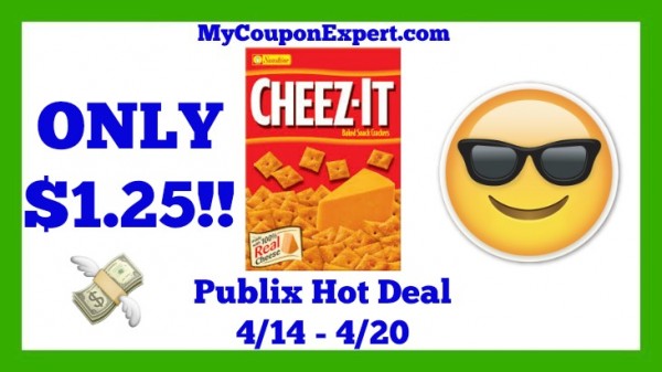 Cheez-It Baked Snack Crackers Publix Deal