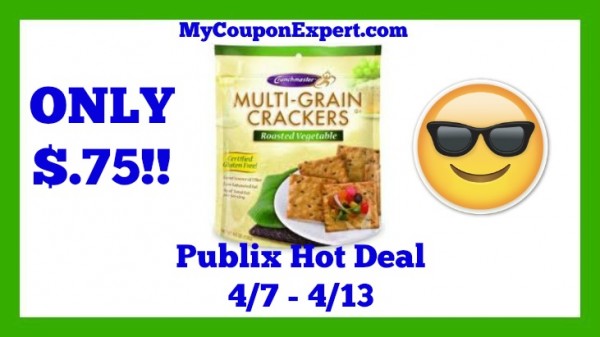 Crunchmaster Crackers Publix Deal