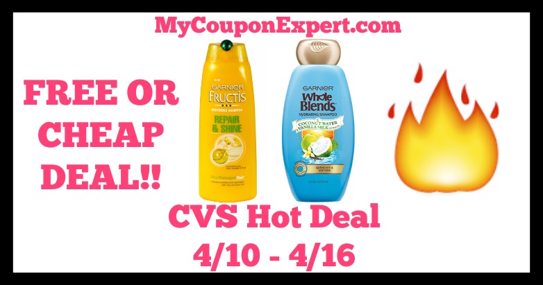Check it out! FREE or CHEAP Garnier Products at CVS Until 4/16