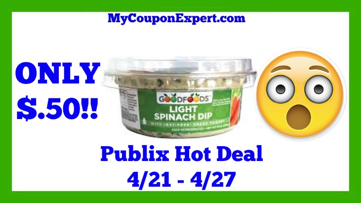 Publix Hot Deal Alert! Good Foods Guacamole or Dip Only $.50 Until 4/27