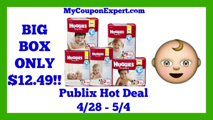 Publix Hot Deal Alert! CHEAP Deals on Huggies, Pull-Ups, GoodNites Until 5/4