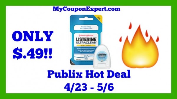 Listerine Floss Publix Deal