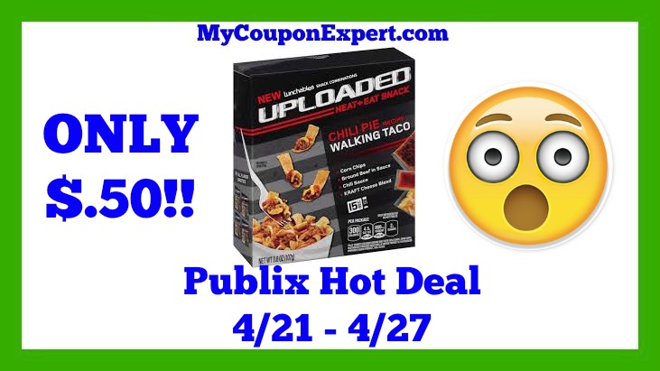 Publix Hot Deal Alert! Lunchables Uploaded Walking Taco Only $.50 Until 4/27