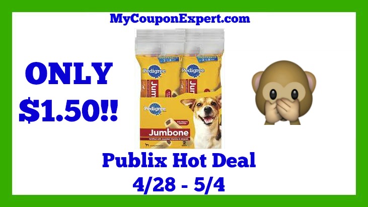 Publix Hot Deal Alert! Pedigree Dentastix Only $1.50 Until 5/4