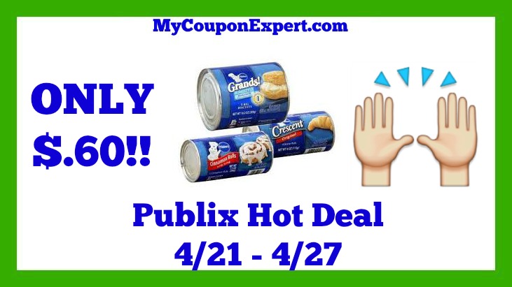 Publix Hot Deal Alert! Pillsbury Products Only $.60 Starting 4/21