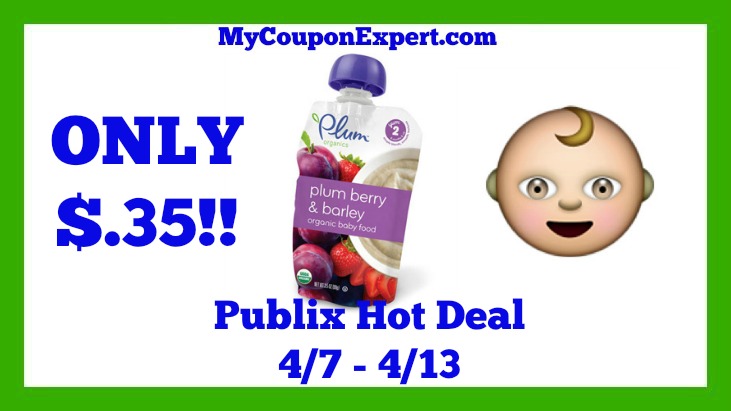 Publix Hot Deal Alert! Plum Organics Products Only $.35 Starting 4/7