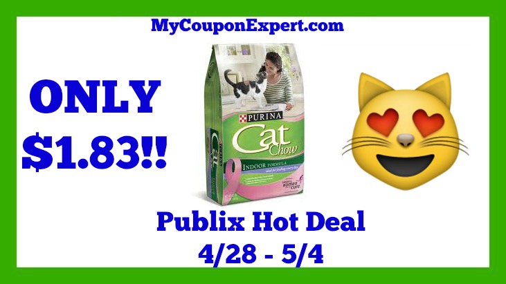 Publix Hot Deal Alert! Purina Cat Chow Only $1.83 Until 5/4
