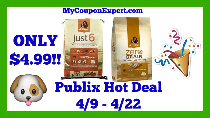 Publix Hot Deal Alert! Rachel Ray Dog Food Only $4.99 Until 4/22