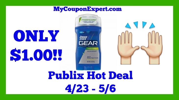 Publix Hot Deal Alert! Speed Stick Only $1.00 Until 5/6