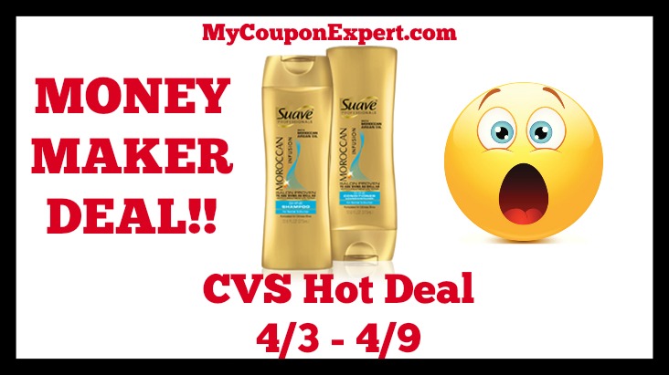 Check it out! OVERAGE on Suave Products at CVS Until 4/9