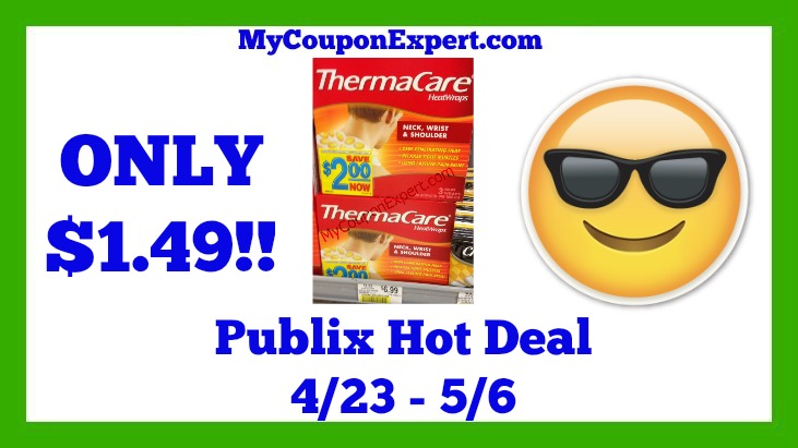 Publix Hot Deal Alert! Thermacare Wraps Only $1.49 Until 5/6