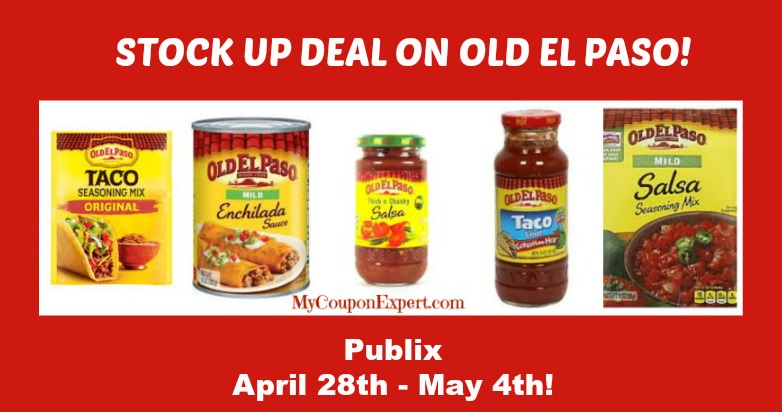 UPCOMING – CHEAP Old El Paso products at Publix!