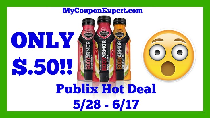 Publix Hot Deal Alert! BODYARMOR Natural Sports Drink Only $.50 Until 6/17