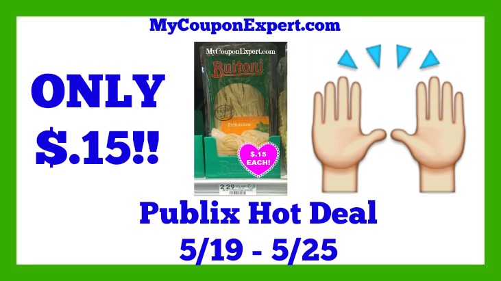 Publix Hot Deal Alert! Buitoni Pasta Only $.15 Until 5/22