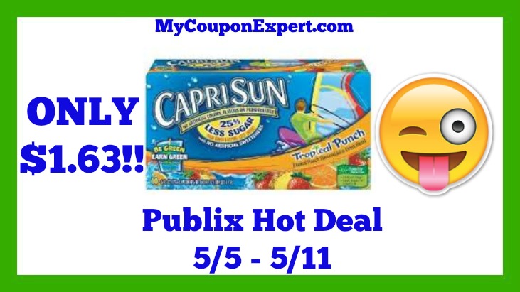 Publix Hot Deal Alert! Capri Sun Only $1.63 Until 5/11