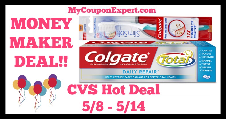 CVS Hot Deal Alert!! Money Maker Deals on Colgate Products Starting 5/8