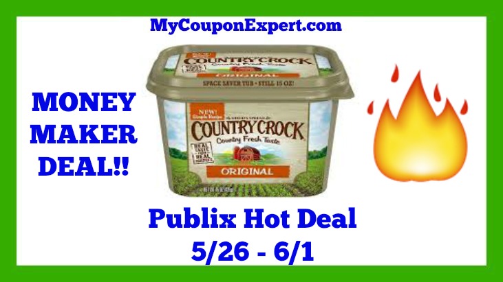 Publix Hot Deal Alert! OVERAGE Deal on Country Crock Until 6/1