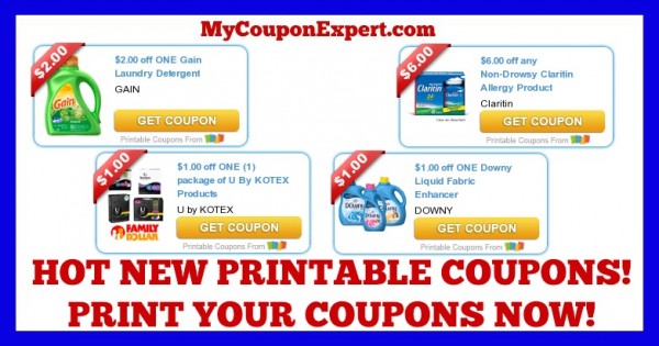 Gain Downy Hot New Printable Coupons