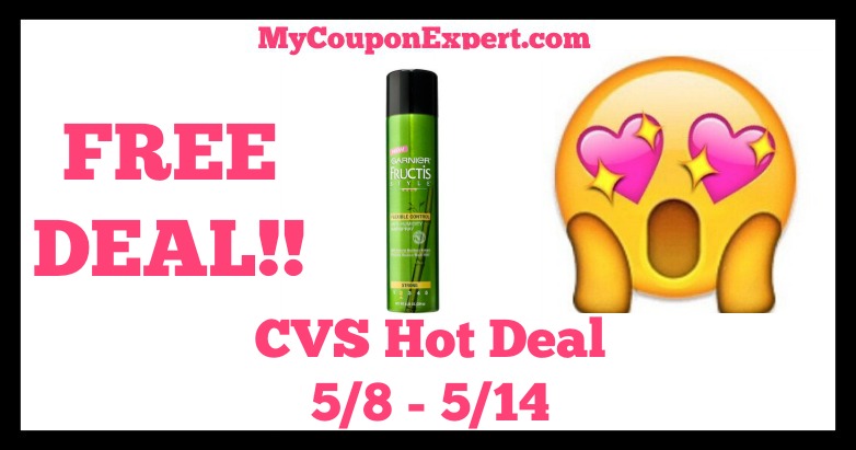 CVS Hot Deal Alert!! FREE Garnier Fructis Products Starting 5/8