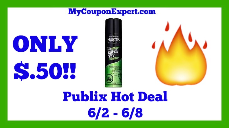 Publix Hot Deal Alert! Garnier Fructis Hair Care Products Only $.50 Starting 6/2