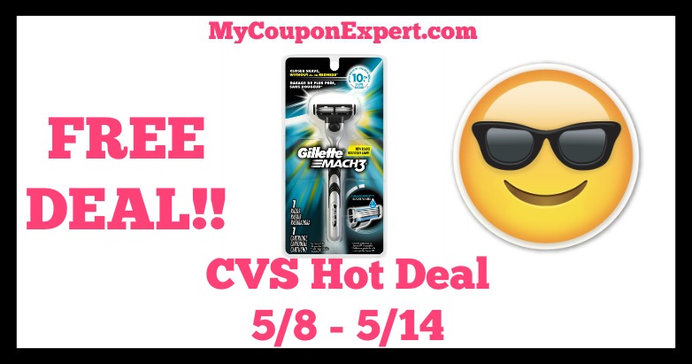 CVS Hot Deal Alert!! FREE Gillette Mach3 Starting 5/8