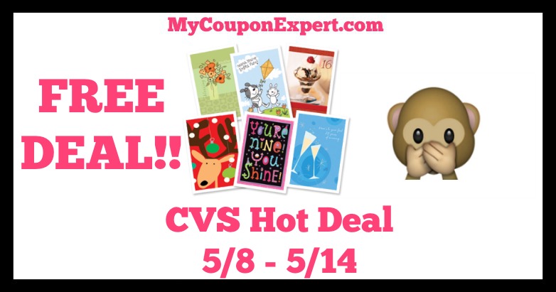 CVS Hot Deal Alert!! THREE FREE Hallmark Greeting Cards Starting 5/8