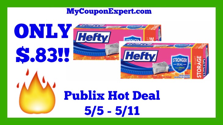 Publix Hot Deal Alert! Hefty Slider Bags Only $.83 Until 5/11