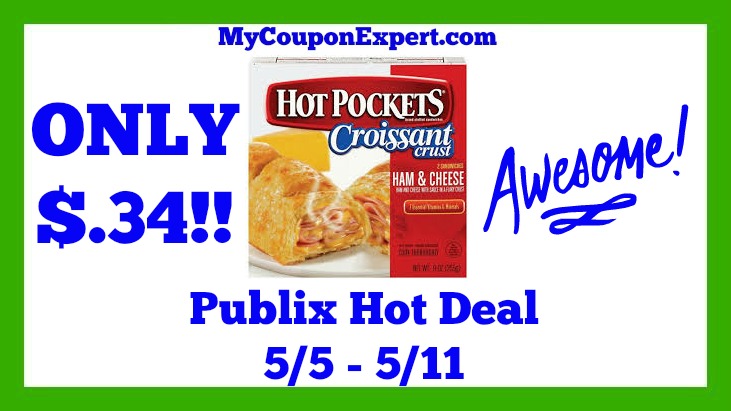 Publix Hot Deal Alert! Hot Pockets Only $.34 Until 5/11