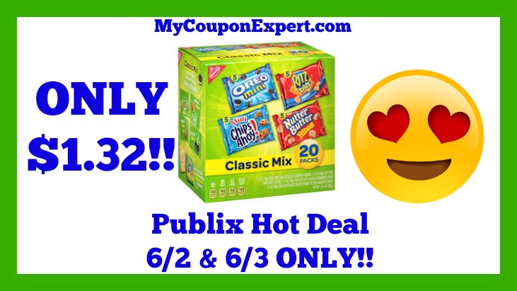 Publix Hot Deal Alert! Nabisco Variety Pack Snacks Only $1.32 6/2 & 6/3 ONLY!!