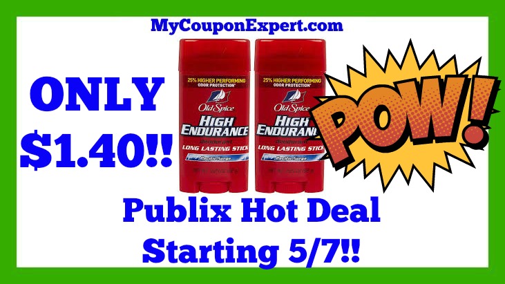 Publix Hot Deal Alert! Old Spice Products Only $1.40 Until 5/20
