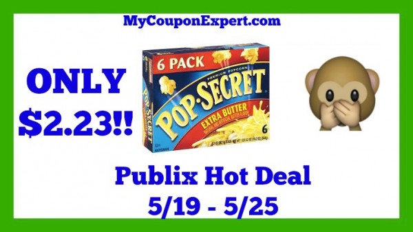 Pop-Secret Premium Popcorn Publix Deal