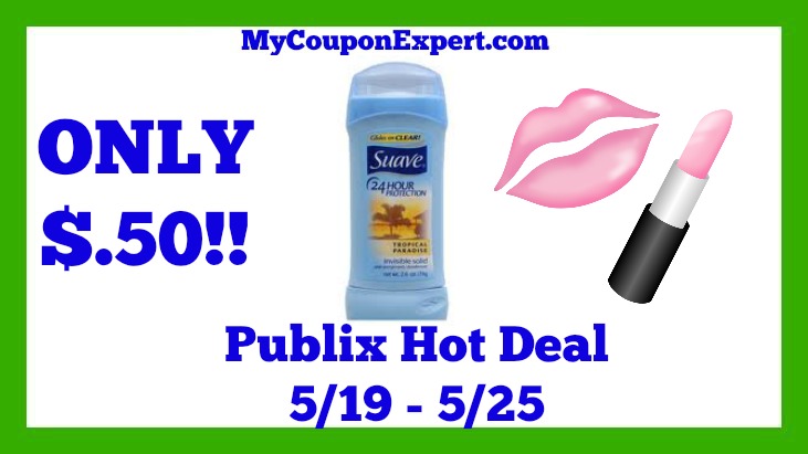 Publix Hot Deal Alert! Suave Anti-Perspirant/Deodorant Only $.50 Until 5/25