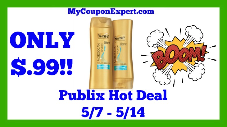 Publix Hot Deal Alert! Suave Professionals Gold Bottle Only $.99 Starting 5/7