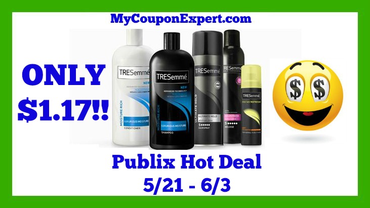 Publix Hot Deal Alert! Tresemme Products Only $1.17 Until 6/3
