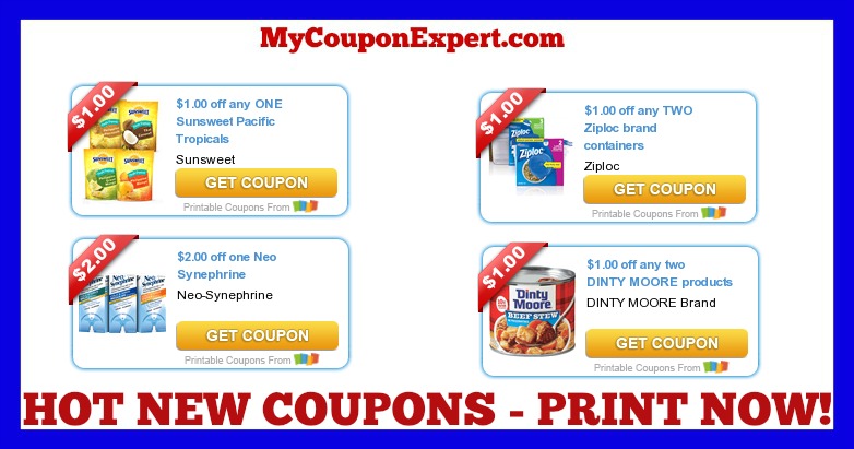 Check These Coupons Out & Print NOW! Sunsweet, Alpo, Bertolli, Ziploc ...