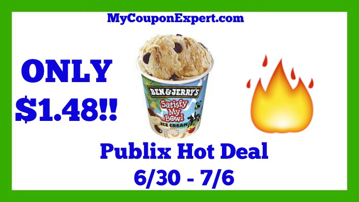 Publix Hot Deal Alert! Ben & Jerry’s Only $1.48 Until 7/6
