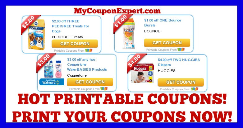 Check These Coupons Out & Print NOW!! Huggies, Gain, Bounce, Gillette ...