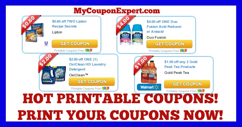 Check These Coupons Out & Print NOW! Lipton, OxiClean, Alpo, Oral-B, Pine Sol, Colgate, Playtex, and MORE!