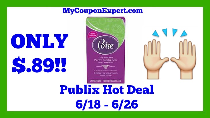 Publix Hot Deal Alert! Poise Products Only $.89 Until 6/26