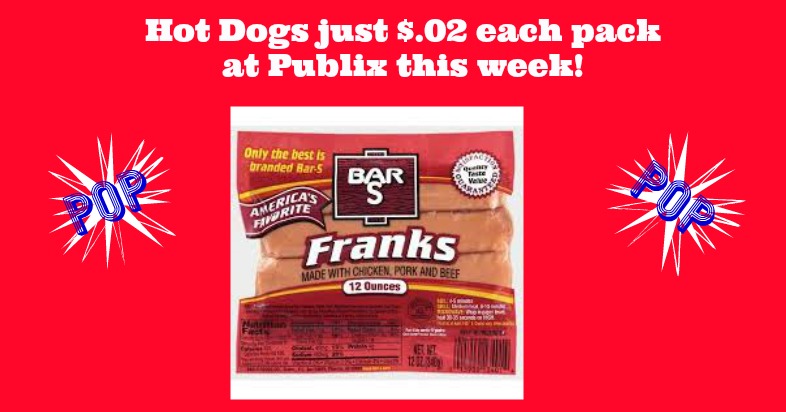 Publix Hot Deal Alert!  Hot Dogs just $.02 per pack!!