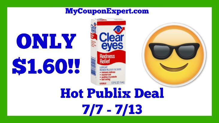 Publix Hot Deal Alert! Clear Eyes Eye Drops Only $1.60 Until 7/13