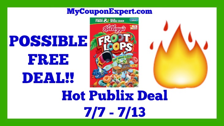 Publix Hot Deal Alert! Possible FREE Kellogg’s Cereal Until 7/13