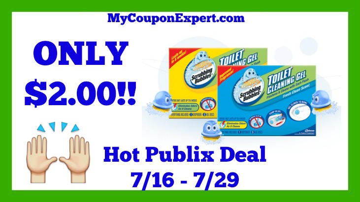Publix Hot Deal Alert! Scrubbing Bubbles Toilet Cleaning Gel Only $2.00 Until 7/29