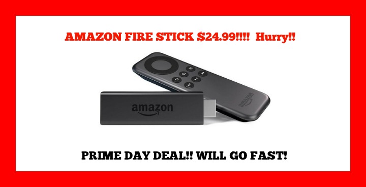 JUMP ON THIS!  Amazon Fire TV Stick $24.99 (reg $40)!!