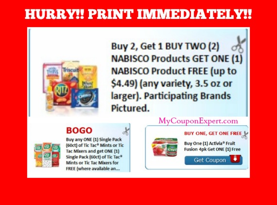 RARE High Value Coupons just popped up!  PRINT IMMEDIATELY!